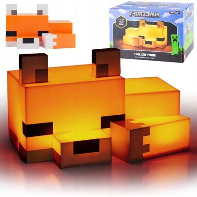inna (Inny) LAMPKA NOCNA MINECRAFT FOX LED DO POKOJU DZIECKA ŁADOWANIE USB 17.5×10×11CM inna (Inny) LAMPKA NOCNA MINECRAFT FOX LED DO POKOJU DZIECKA ŁADOWANIE USB 17.5×10×11CM