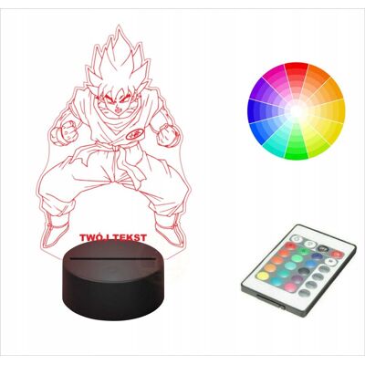 Inny producent Lampka nocna NA BIURKO LED DRAGON BALL grawer IMIĘ Inny producent Lampka nocna NA BIURKO LED DRAGON BALL grawer IMIĘ