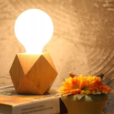 Inny producent Lampka nocna OuXean brązowy Inny producent Lampka nocna OuXean brązowy
