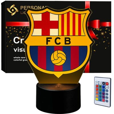 Compliment Lampka nocna Personal 3D Lamp LED USB pilot FC Barcelona z nadrukiem Compliment Lampka nocna Personal 3D Lamp LED USB pilot FC Barcelona z nadrukiem