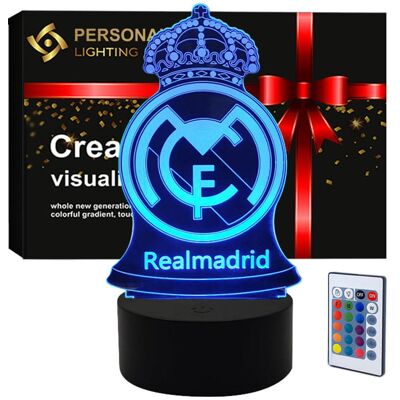 Compliment Lampka nocna Personal 3D Lamp LED USB pilot FC Real Madryt Compliment Lampka nocna Personal 3D Lamp LED USB pilot FC Real Madryt