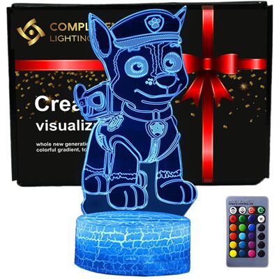 Compliment Lampka nocna Personal 3D Lamp LED USB pilot PAW Patrol Psi Compliment Lampka nocna Personal 3D Lamp LED USB pilot PAW Patrol Psi