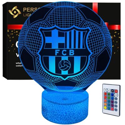 Compliment Lampka nocna Personal 3D Lamp LED USB pilot piłka nożna Herb FC Barcelona Compliment Lampka nocna Personal 3D Lamp LED USB pilot piłka nożna Herb FC Barcelona