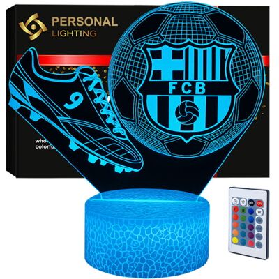 Compliment Lampka nocna Personal 3D Lamp LED USB pilot Piłka Nożna Korki FC Barcelona Compliment Lampka nocna Personal 3D Lamp LED USB pilot Piłka Nożna Korki FC Barcelona