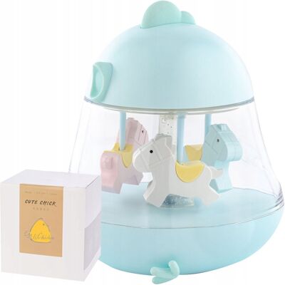 Happy Hippo Lampka Nocna Pozytywka Karuzela Usypianie Niebiesk Happy Hippo Lampka Nocna Pozytywka Karuzela Usypianie Niebiesk