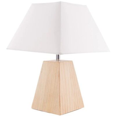 Inny producent Lampka nocna skandynawska biała plus drewno VO0803 EMMA VOLTENO Inny producent Lampka nocna skandynawska biała plus drewno VO0803 EMMA VOLTENO