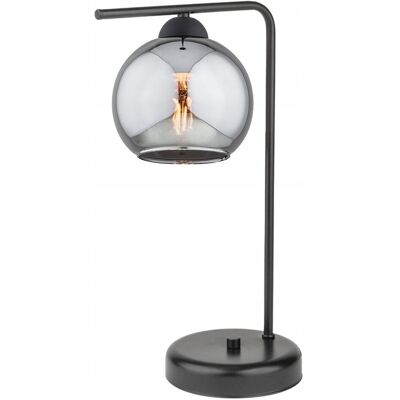 Elko Lampka Nocna Stołowa Dekoracyjna Szklana Kule Chrom Dior E27 Elko Lampka Nocna Stołowa Dekoracyjna Szklana Kule Chrom Dior E27