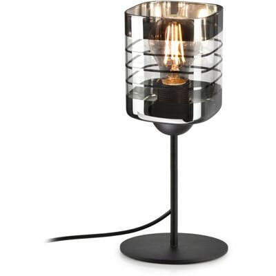 Luxolar Lampka Nocna Stołowa Dekoracyjna Szklany Klosz Luxolar Lampka Nocna Stołowa Dekoracyjna Szklany Klosz