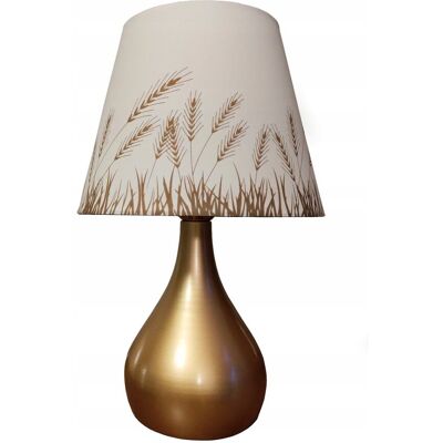 Inny producent Lampka nocna stołowa dotykowa z abażurem LED Inny producent Lampka nocna stołowa dotykowa z abażurem LED