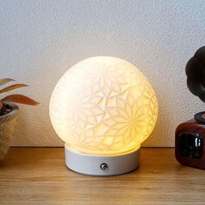inna (Inny) Lampka nocna stołowa LED Kształt kula dekoracyjna ceramiczna 15x16 cm inna (Inny) Lampka nocna stołowa LED Kształt kula dekoracyjna ceramiczna 15x16 cm