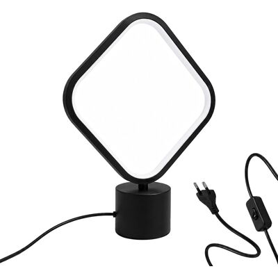 Lampka Nocna Toolight Lhj124-T Led Czarna Lampka Nocna Toolight Lhj124-T Led Czarna