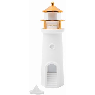 King Home Lampka nocna z projektorem księżyc SHP LIGHTHOUSE biało-złota King Home Lampka nocna z projektorem księżyc SHP LIGHTHOUSE biało-złota