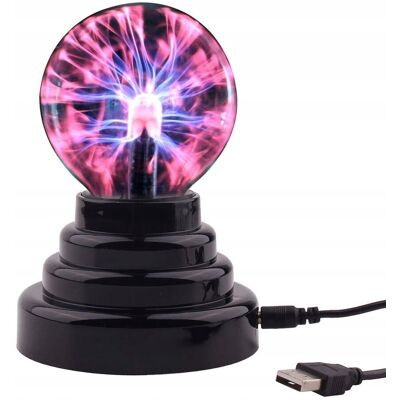ITIMPORT Lampka PLAZMOWA MAGICZNA KULA Reaguje na DOTYK BIURKO dla DZIECI SZKLANA ITIMPORT Lampka PLAZMOWA MAGICZNA KULA Reaguje na DOTYK BIURKO dla DZIECI SZKLANA