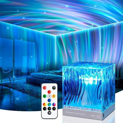 Inny producent Lampka projektor zorza polarna dotykowa LED 18 kolorów z pilotem Inny producent Lampka projektor zorza polarna dotykowa LED 18 kolorów z pilotem