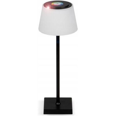 LIGHT LOGIC Lampka stołowa biurkowa LED LL TOBR CCT+RGB B czarna nocna USB lampa LIGHT LOGIC Lampka stołowa biurkowa LED LL TOBR CCT+RGB B czarna nocna USB lampa
