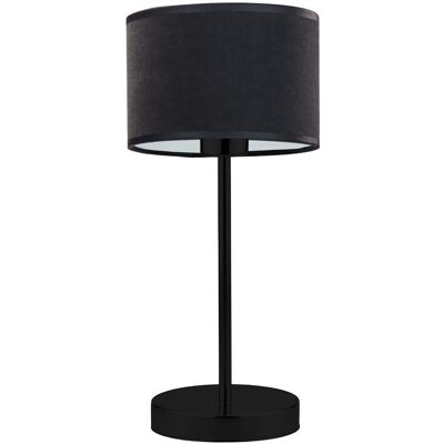 LYSNE Lampka Stołowa Glamour Nicea Velur, Czarny LYSNE Lampka Stołowa Glamour Nicea Velur, Czarny