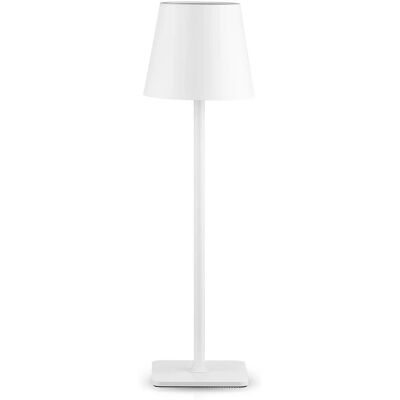 Interlook Lampka stołowa LED Bezprzewodowa lampka nocna Dotykowa lampka do hotelu, restauracji HJA20-WHITE Interlook Lampka stołowa LED Bezprzewodowa lampka nocna Dotykowa lampka do hotelu, restauracji HJA20-WHITE