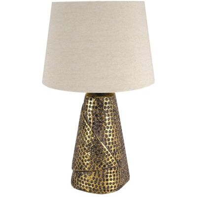 Struhm Lampka stołowa MAGDA E27 GOLD / BEIGE Struhm Lampka stołowa MAGDA E27 GOLD / BEIGE