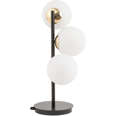Lampka stołowa Piano 50364 Sigma kule balls kuliste białe czarne mosiądz Lampka stołowa Piano 50364 Sigma kule balls kuliste białe czarne mosiądz