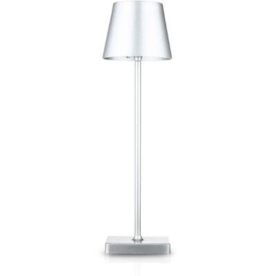 Interlook Lampka stołowa z wbudowanym akumulatorem Dotykowa lampka nocna HJA18-SILVER Interlook Lampka stołowa z wbudowanym akumulatorem Dotykowa lampka nocna HJA18-SILVER