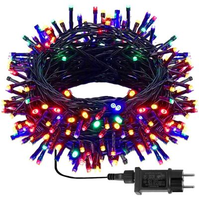 Springos Lampki choinkowe 1000 LED 50 m multikolor zewnętrzne oświetlenie świąteczne Springos Lampki choinkowe 1000 LED 50 m multikolor zewnętrzne oświetlenie świąteczne