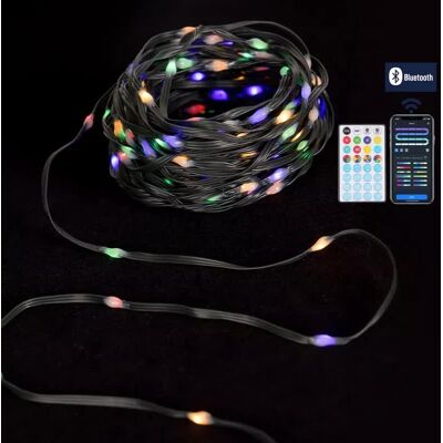 Aigostar Lampki choinkowe 20m taśma led RGBIC serowarnie z aplikacji lub pilota Aigostar Lampki choinkowe 20m taśma led RGBIC serowarnie z aplikacji lub pilota