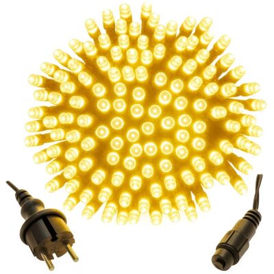 inna (Inny) Lampki Choinkowe 300 LED Stałe światło 24m Biały ciepły IP44 Zewnętrzne inna (Inny) Lampki Choinkowe 300 LED Stałe światło 24m Biały ciepły IP44 Zewnętrzne