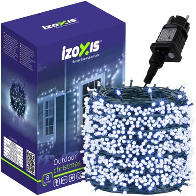 Iso Trade Lampki Choinkowe 500 LED Flash 35m IZOXIS Zewnętrzne Świąteczne Zimne Białe Iso Trade Lampki Choinkowe 500 LED Flash 35m IZOXIS Zewnętrzne Świąteczne Zimne Białe