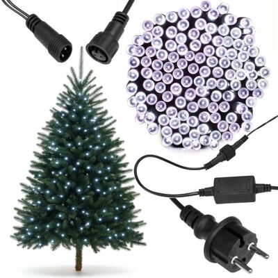 Towar Na Festyny LAMPKI CHOINKOWE 500 LED STAŁE + FLASH JAKOŚĆ BIAŁY ZIMNY ZEWNĘTRZNE Towar Na Festyny LAMPKI CHOINKOWE 500 LED STAŁE + FLASH JAKOŚĆ BIAŁY ZIMNY ZEWNĘTRZNE