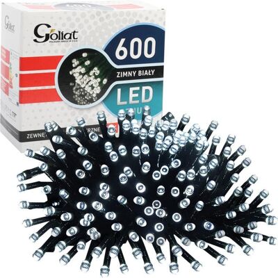 Inny producent Lampki Choinkowe Łańcuch LED 600 sztuk Zewnętrzne Inny producent Lampki Choinkowe Łańcuch LED 600 sztuk Zewnętrzne