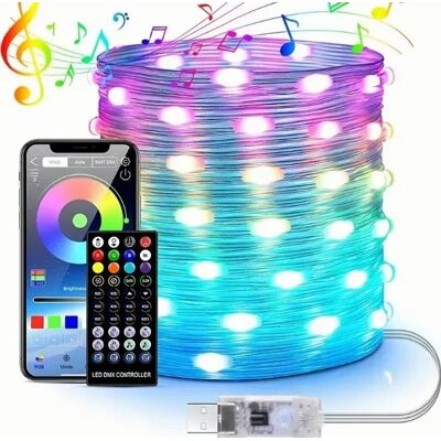Inny producent Lampki Choinkowe Led 20M Rgb Bluetooth Smart Aplikacja Pilot Taśma Ozdoba Inny producent Lampki Choinkowe Led 20M Rgb Bluetooth Smart Aplikacja Pilot Taśma Ozdoba