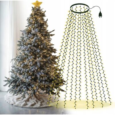 Inny producent LAMPKI CHOINKOWE LED Z PIERŚCIENIEM ZEW/WEW PŁASZCZ CHOINKOWY CIEPŁY BIAŁY Inny producent LAMPKI CHOINKOWE LED Z PIERŚCIENIEM ZEW/WEW PŁASZCZ CHOINKOWY CIEPŁY BIAŁY