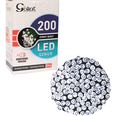 Inny producent Lampki Choinkowe na Zewnątrz 200 LED, Zimny Biały, Inny producent Lampki Choinkowe na Zewnątrz 200 LED, Zimny Biały,