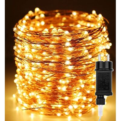 Inny producent Lampki choinkowe oświetlenie Girlanda 500 LED IP44 Ciepły biały 50m Inny producent Lampki choinkowe oświetlenie Girlanda 500 LED IP44 Ciepły biały 50m