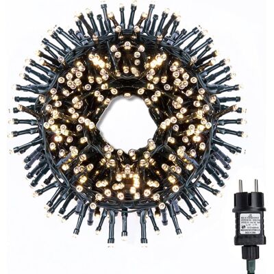 Inny producent Lampki choinkowe oświetlenie LED IP44 500 LED Ciepły biały 10m - Salcar Inny producent Lampki choinkowe oświetlenie LED IP44 500 LED Ciepły biały 10m - Salcar