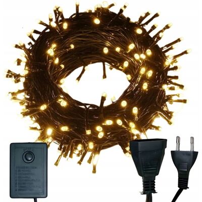 VERK GROUP Lampki Choinkowe Wewnętrzne Biały Ciepły 500 Led Oświetlenie 7 Programów VERK GROUP Lampki Choinkowe Wewnętrzne Biały Ciepły 500 Led Oświetlenie 7 Programów