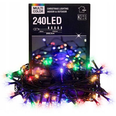 Inny producent LAMPKI CHOINKOWE wewnętrzne zewnętrzne 240 Led K Inny producent LAMPKI CHOINKOWE wewnętrzne zewnętrzne 240 Led K