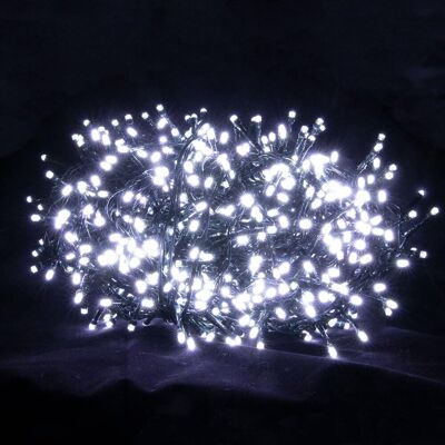 ASJ Commerce Lampki choinkowe, zewnętrzne, 700 led, białe światło, 8 funkcji ASJ Commerce Lampki choinkowe, zewnętrzne, 700 led, białe światło, 8 funkcji