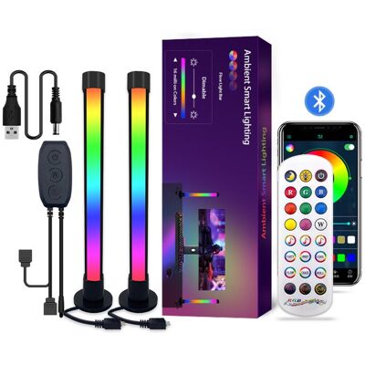 Inny producent Lampki Kolumny Led Smart Desk Rgb App Bt Usb Game Inny producent Lampki Kolumny Led Smart Desk Rgb App Bt Usb Game
