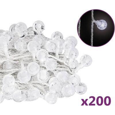 VMP Lampki świąteczne, 20 m, 200 diod LED, zimna biel, 8 funkcji VMP Lampki świąteczne, 20 m, 200 diod LED, zimna biel, 8 funkcji