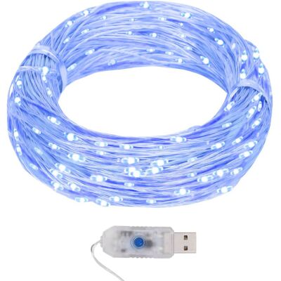 VMP Lampki świąteczne, 40 m, 400 niebieskich diod LED, 8 funkcji VMP Lampki świąteczne, 40 m, 400 niebieskich diod LED, 8 funkcji