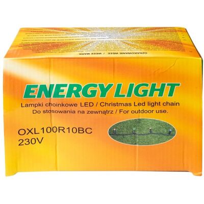 Energy Light Lampki Światełka Choinkowe Wewnętrzne 100Led 10M 230V Przedłużka Niebieskie Energy Light Lampki Światełka Choinkowe Wewnętrzne 100Led 10M 230V Przedłużka Niebieskie