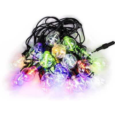 Springos Lampki żarówki 20 Led oświetlenie choinkowe zewnętrzne girlanda 13 m multikolor Springos Lampki żarówki 20 Led oświetlenie choinkowe zewnętrzne girlanda 13 m multikolor