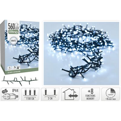 Koopman Łańcuch LED 560 diod białych - 11 m Koopman Łańcuch LED 560 diod białych - 11 m