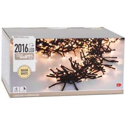 Koopman Łańcuch Świetlny Led 2016 diod – 14,6 m, Ciepła Biel Koopman Łańcuch Świetlny Led 2016 diod – 14,6 m, Ciepła Biel