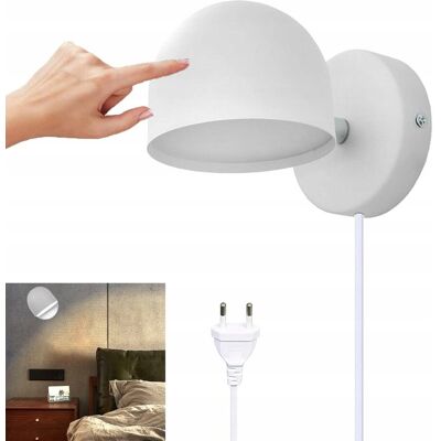 Inny producent LED 12W Lampa Ścienna Z Wtyczką Dotykowa Regulowana 3000K Inny producent LED 12W Lampa Ścienna Z Wtyczką Dotykowa Regulowana 3000K
