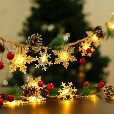 Inny producent LED kiimiipa Kurtyna Świetlna 2m Śnieżynki Szyszki Wewnętrzna Inny producent LED kiimiipa Kurtyna Świetlna 2m Śnieżynki Szyszki Wewnętrzna