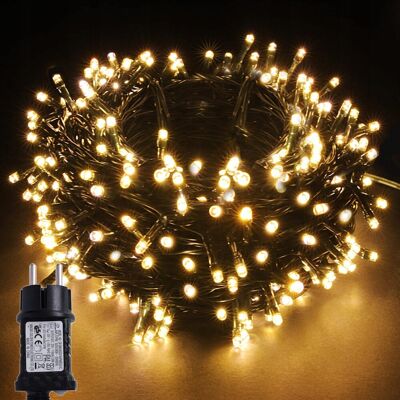 Inny producent LED LAMPKI Świąteczne Girlanda Choinkowa Łańcuch 500 LED 12 Trybów I Timer Inny producent LED LAMPKI Świąteczne Girlanda Choinkowa Łańcuch 500 LED 12 Trybów I Timer