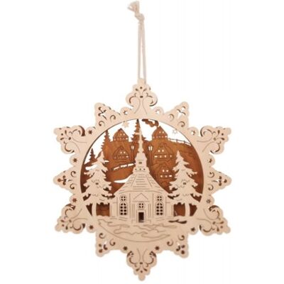 Legler, Lampa świąteczna, Gwiazda z kościołem Legler, Lampa świąteczna, Gwiazda z kościołem