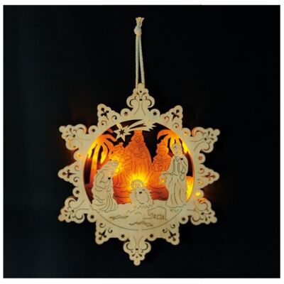Legler, Lampa, świąteczna Gwiazda z szopką Legler, Lampa, świąteczna Gwiazda z szopką